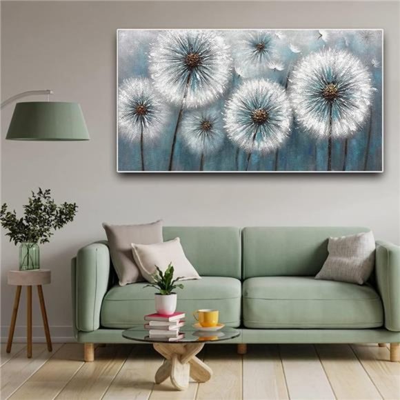 2 Pack Diamond Painting Kits, Large 5D DIY Dandelion Flower, (8X16inch) - Picture 3 of 8